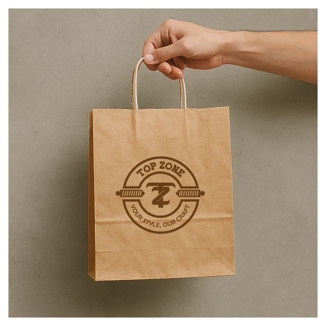  TOP ZONE Brand Logo Mockup  Project