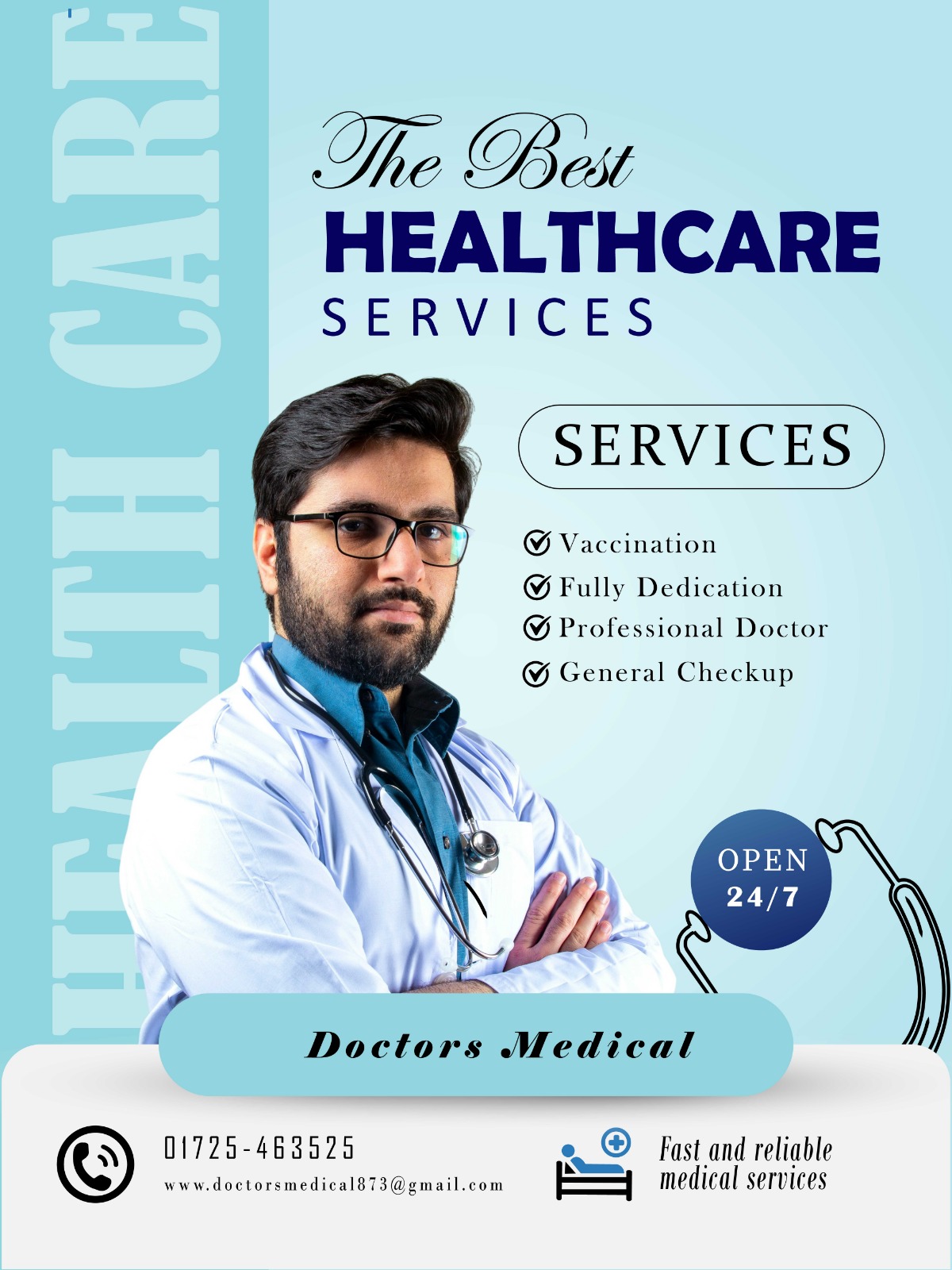  Healthcare Services Flyer Design Project